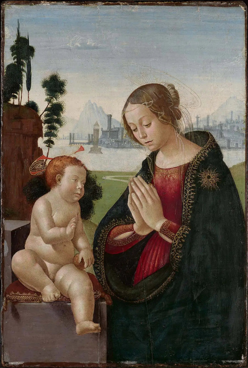 Virgem com o Menino - Domenico Ghirlandaio