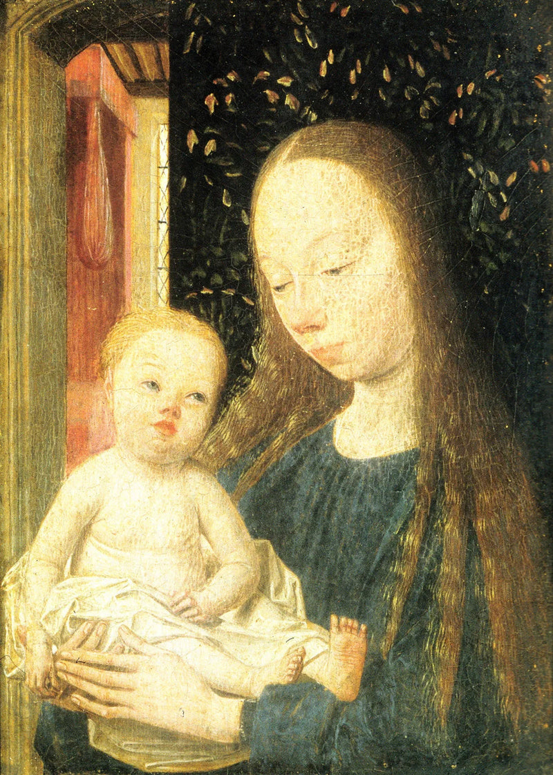 Virgem com o Menino em meia figura - Geertgen tot Sint Jans