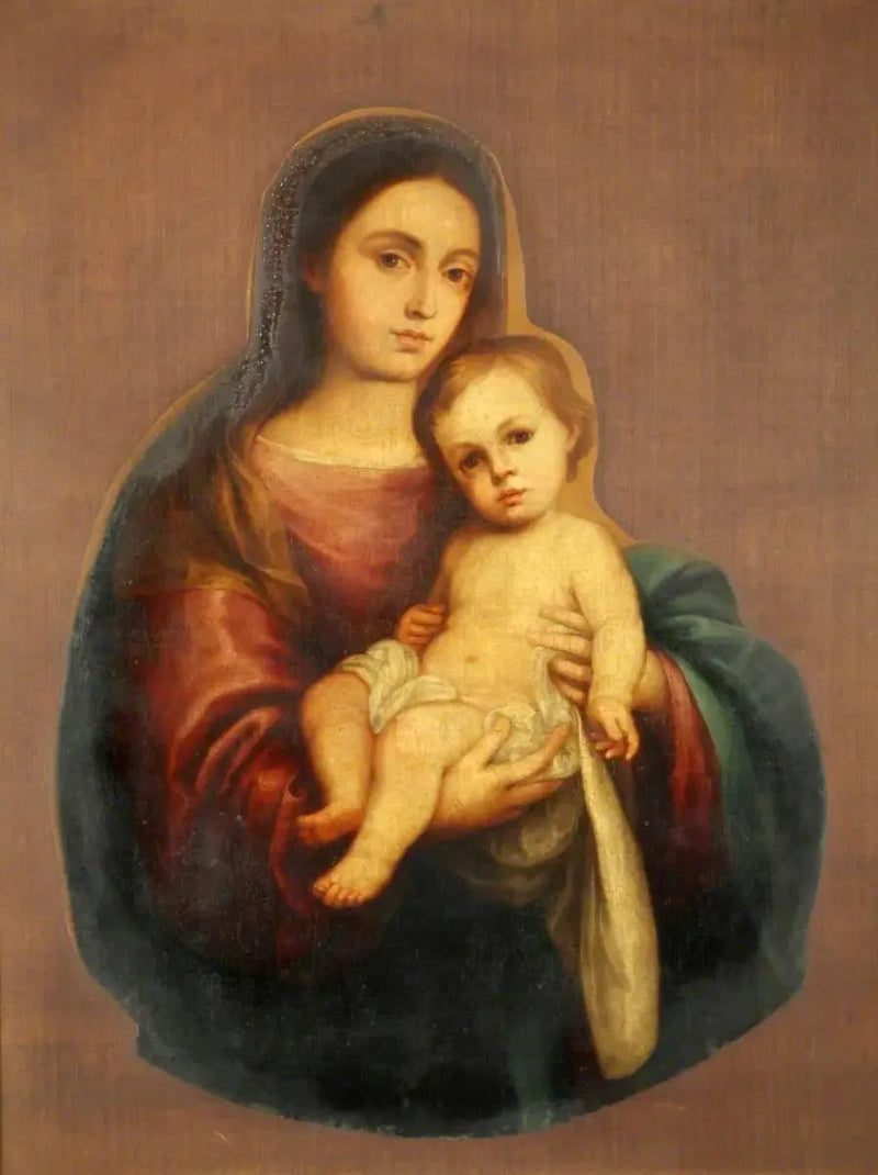 Virgem com o Menino em glória - Bartolomé Esteban Murillo