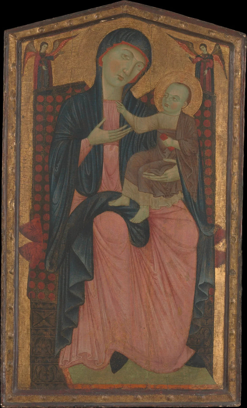 Virgem com o Menino em majestade - Mestre de Magdalen