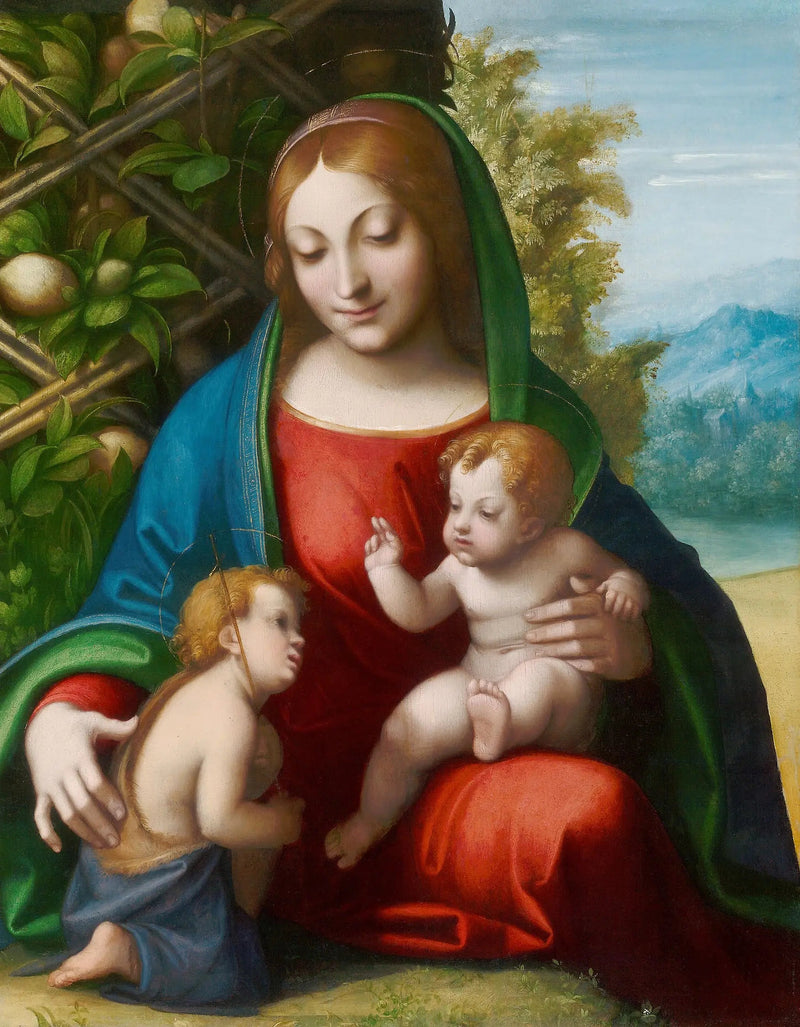 Virgem com o Menino e São João - Antonio da Correggio