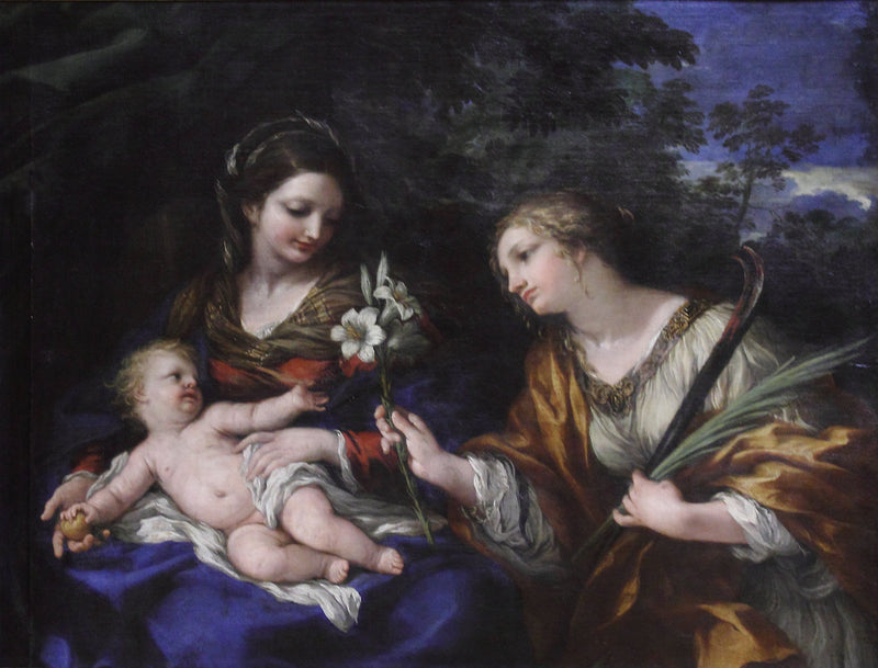 Virgem com o Menino e Santa Marta - Pietro da Cortona