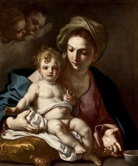 Virgem com o Menino - Francesco Solimena