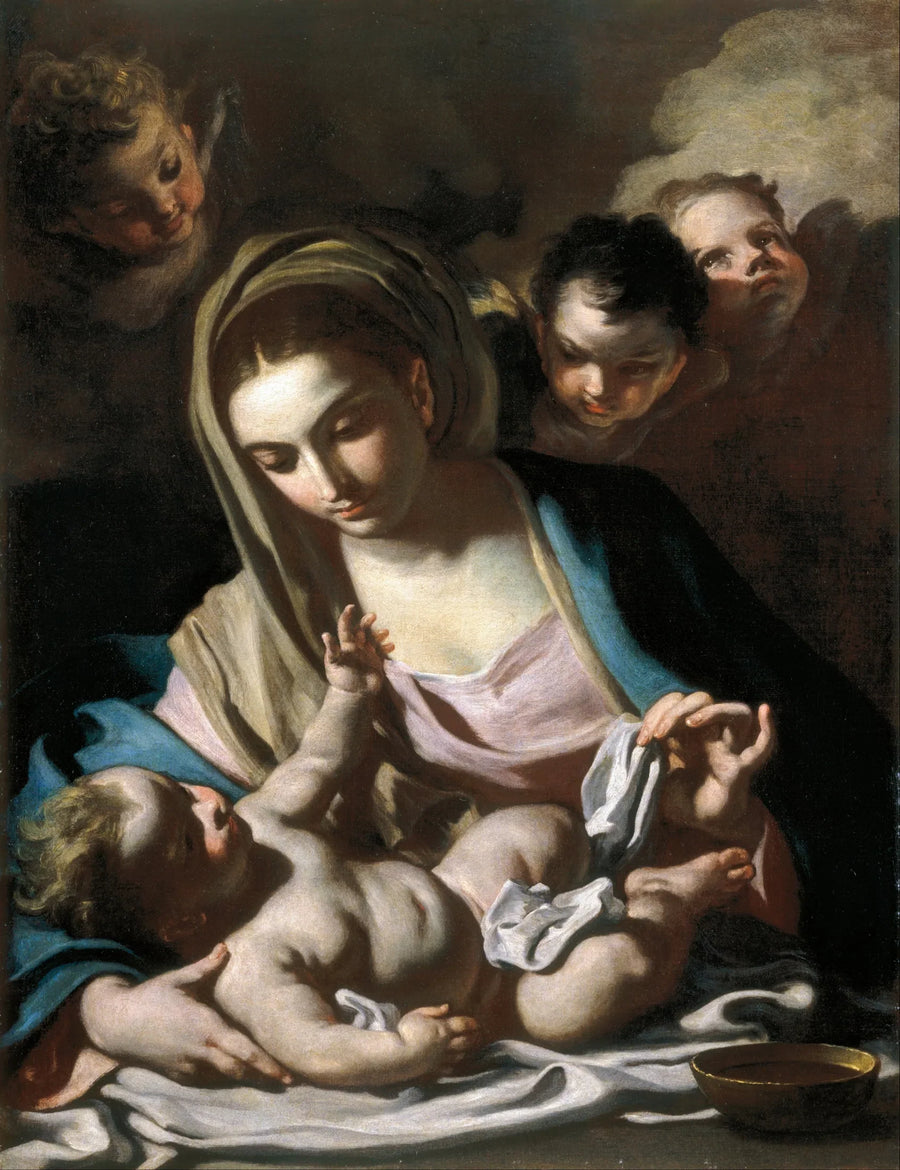 Virgem com o Menino - Francesco Solimena