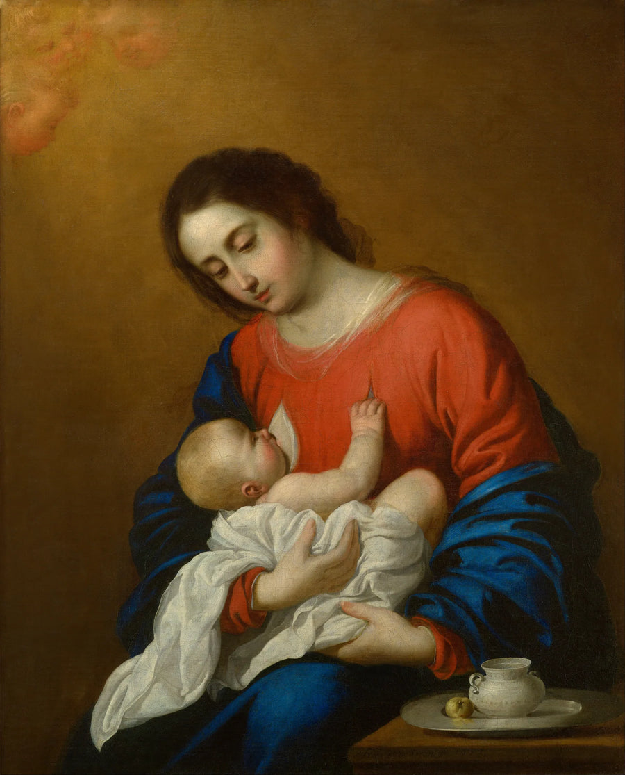 Virgem com o Menino - Francisco de Zurbarán