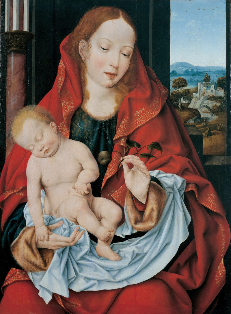 Virgem com o Menino (Gênova) - Joos van Cleve