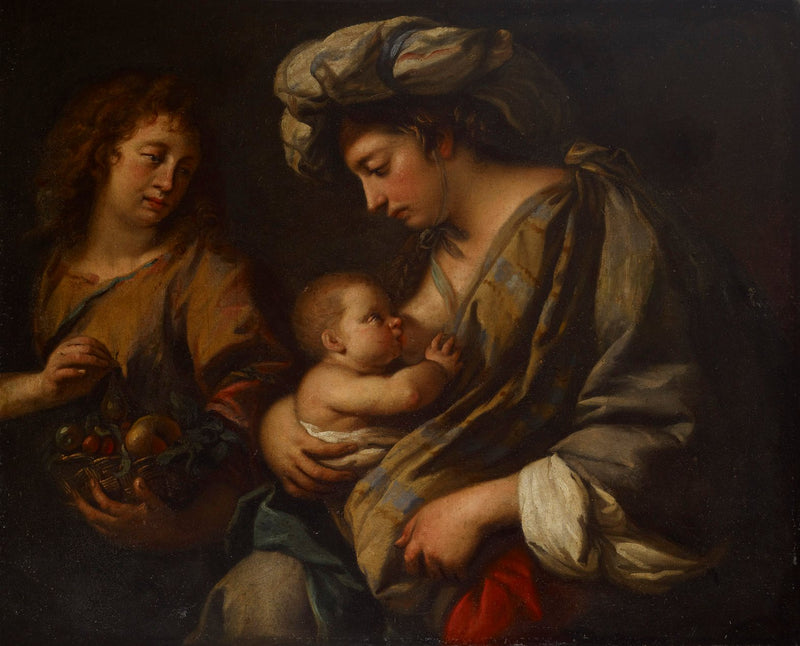 Virgem com o Menino - Guercino