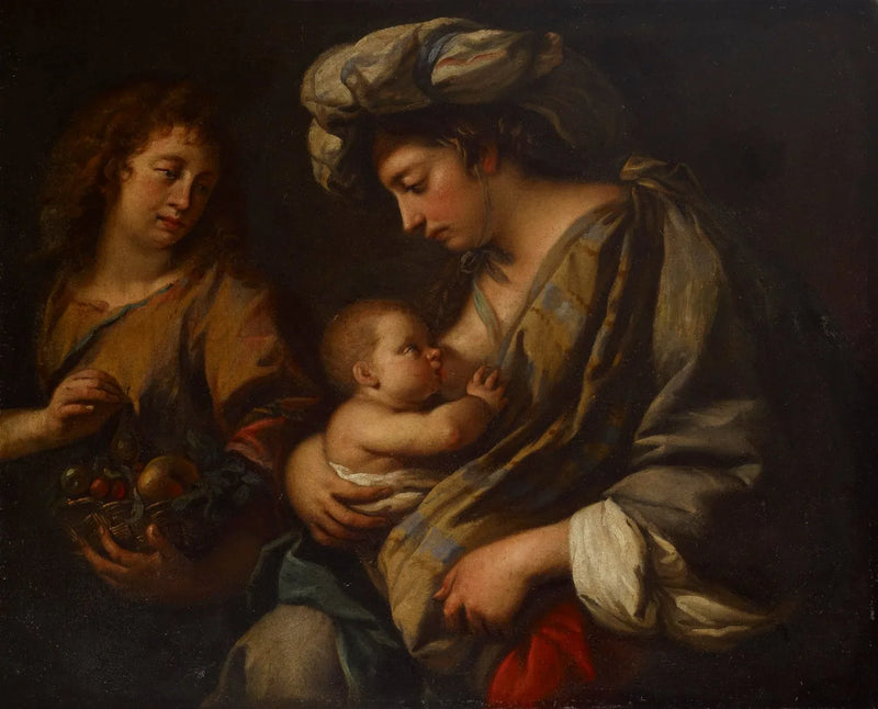 Virgem com o Menino - Guercino