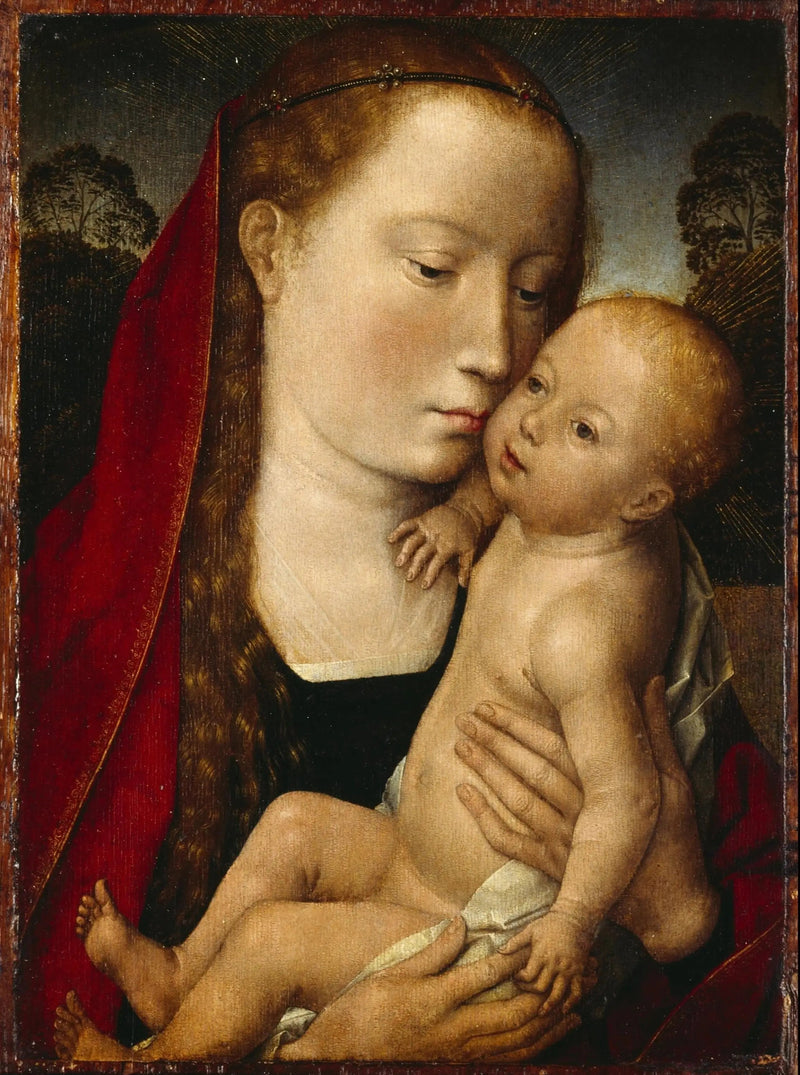 Virgem com o Menino - Hans Memling