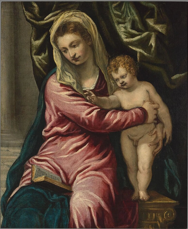 Virgem com o Menino - Jacopo Tintoretto