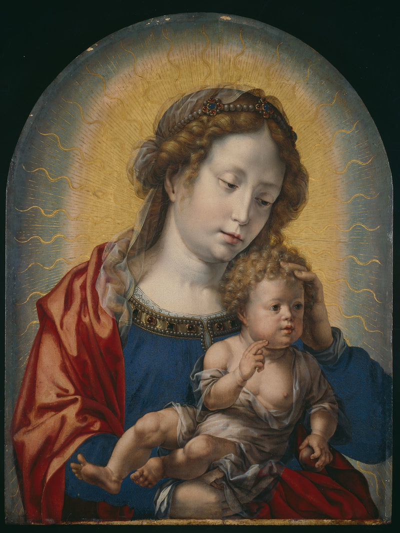 Virgem com o Menino - Jan Gossaert