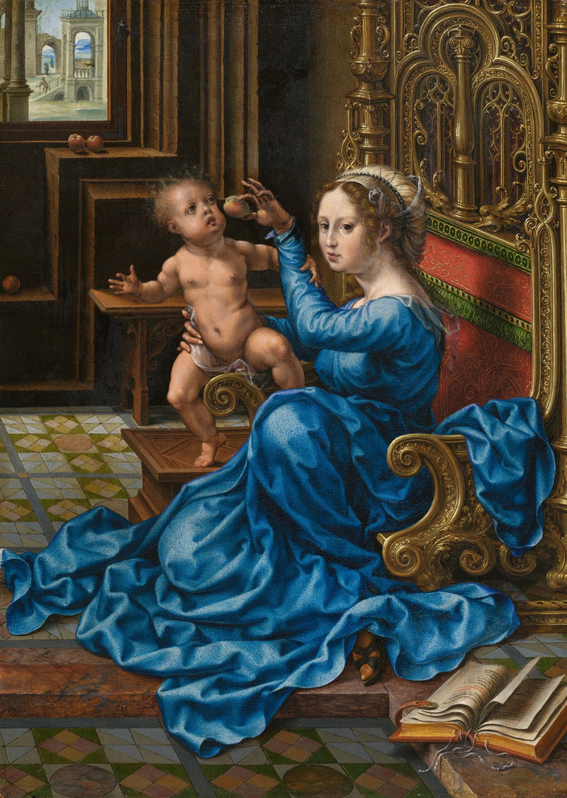 Virgem com o Menino - Jan Gossaert