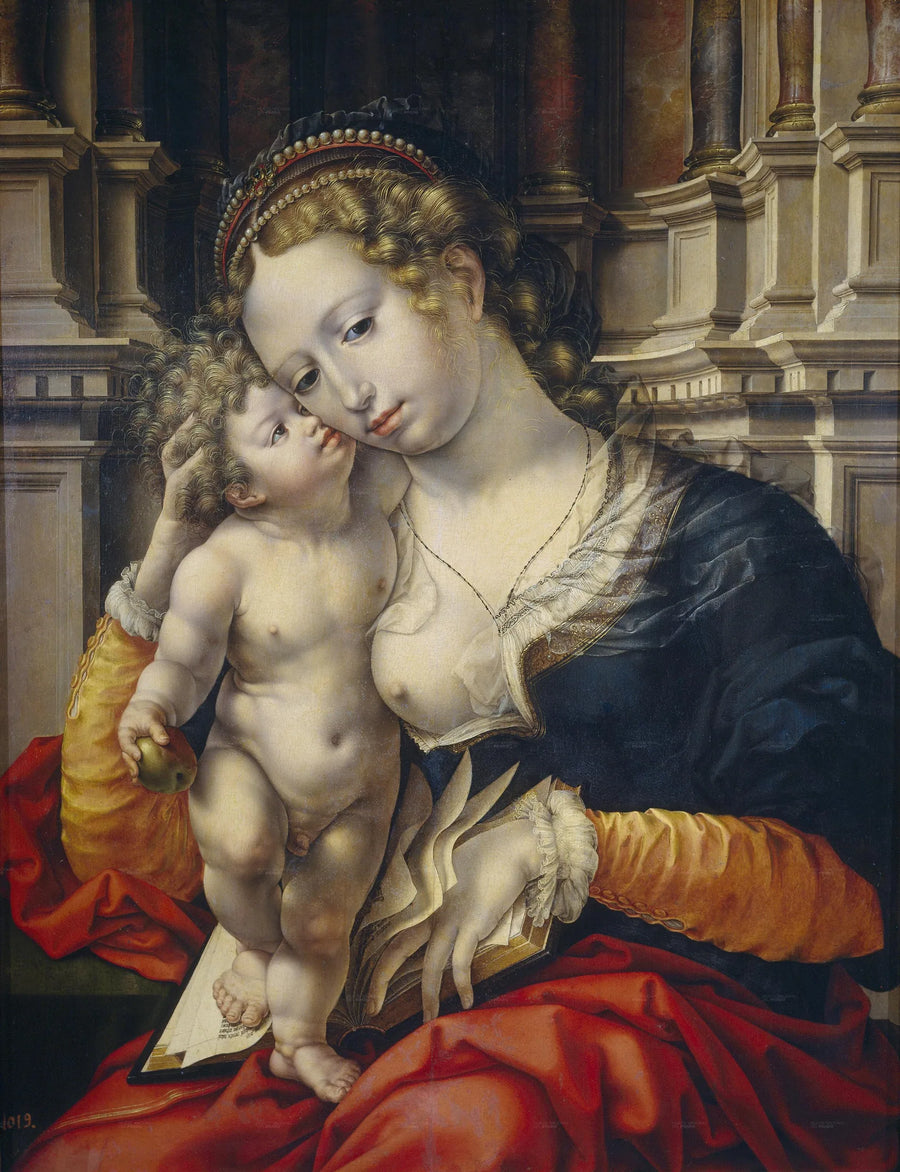 Virgem com o Menino - Jan Gossaert