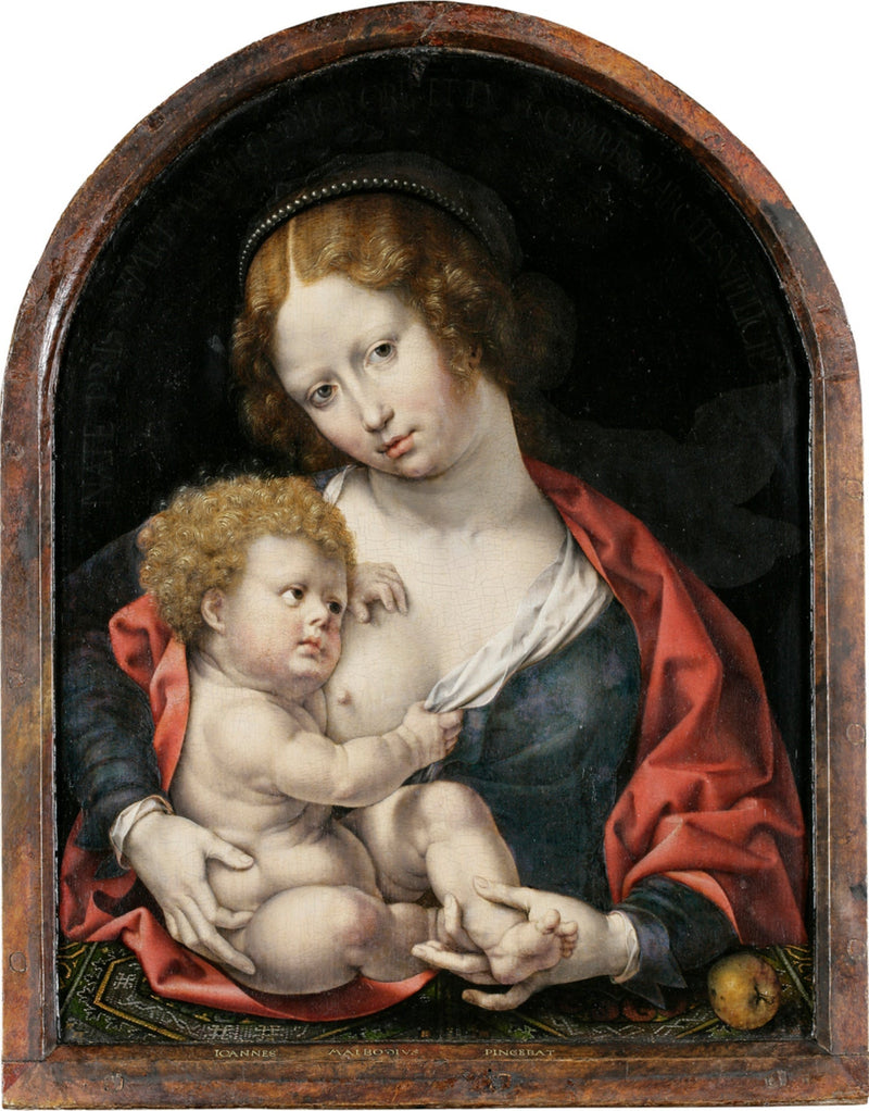 Virgem com o Menino - Jan Gossaert
