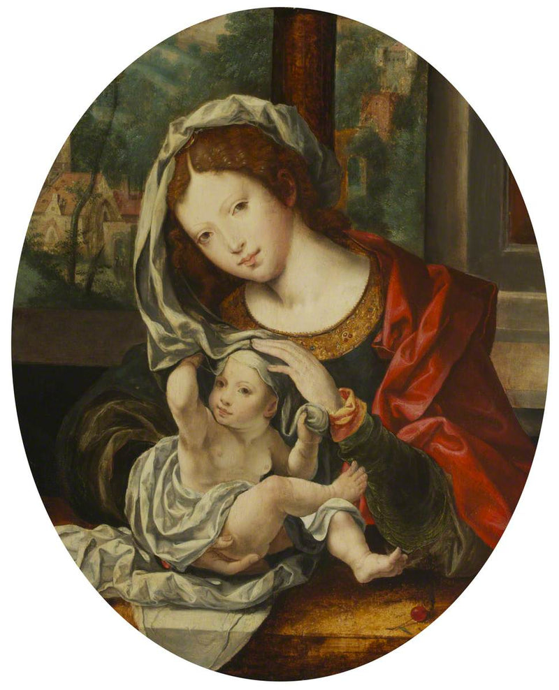 Virgem com o Menino - Jan Gossaert