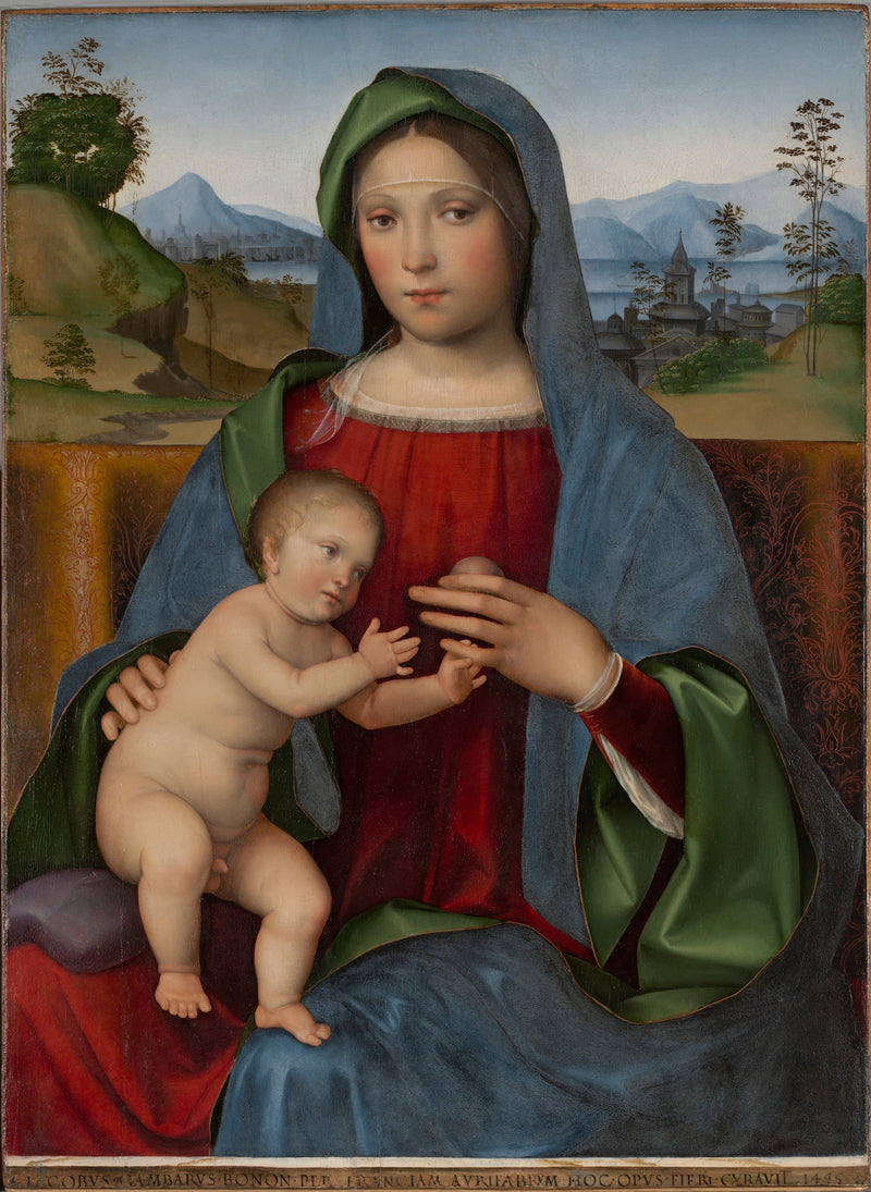 Virgem com o Menino: A Madona Gambaro - Francesco Francia