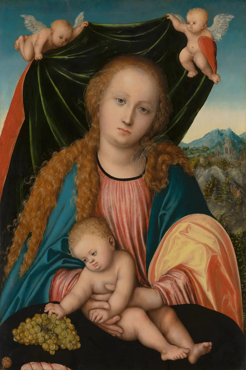 Virgem com o Menino - Lucas Cranach, o Velho