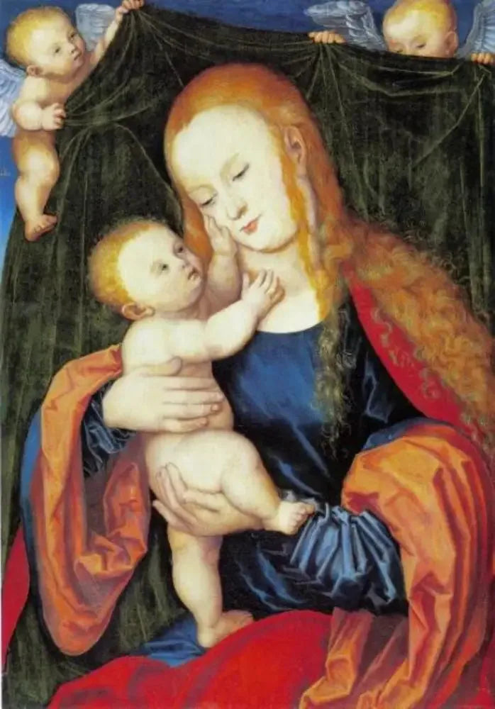 Virgem com o Menino - Lucas Cranach, o Velho