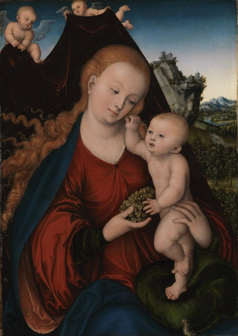 Virgem com o Menino - Lucas Cranach, o Velho