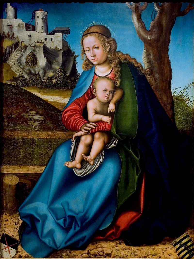 Virgem com o Menino - Lucas Cranach, o Velho