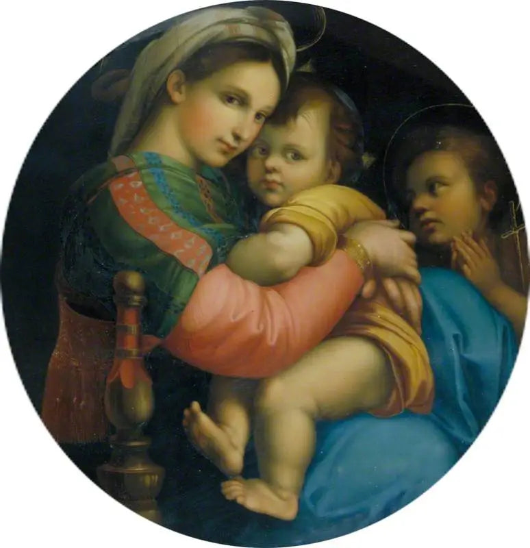 Virgem com o Menino (Madonna della Seggiola) - Rafael Sanzio
