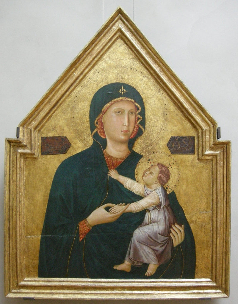 Virgem com o Menino - Mestre de Santa Cecília