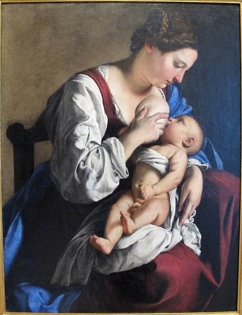 Virgem com o Menino - Orazio Gentileschi