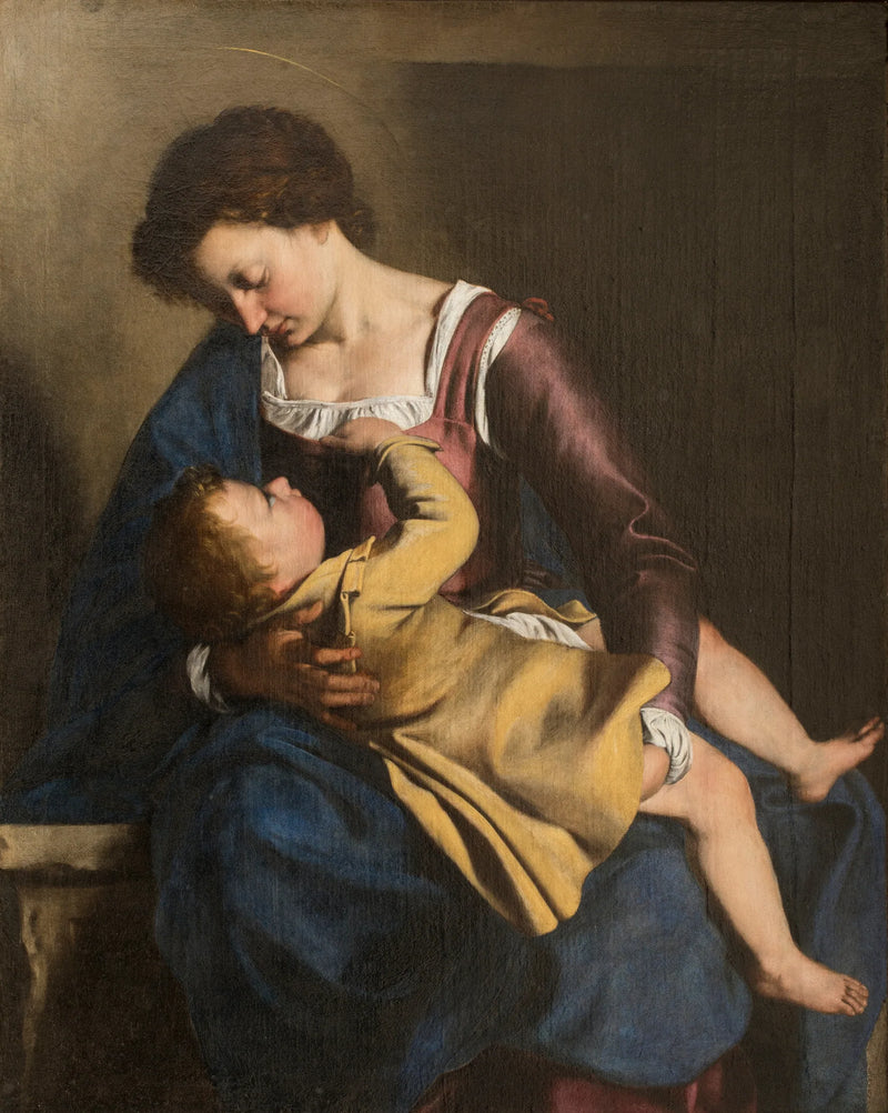 Virgem com o Menino - Orazio Gentileschi