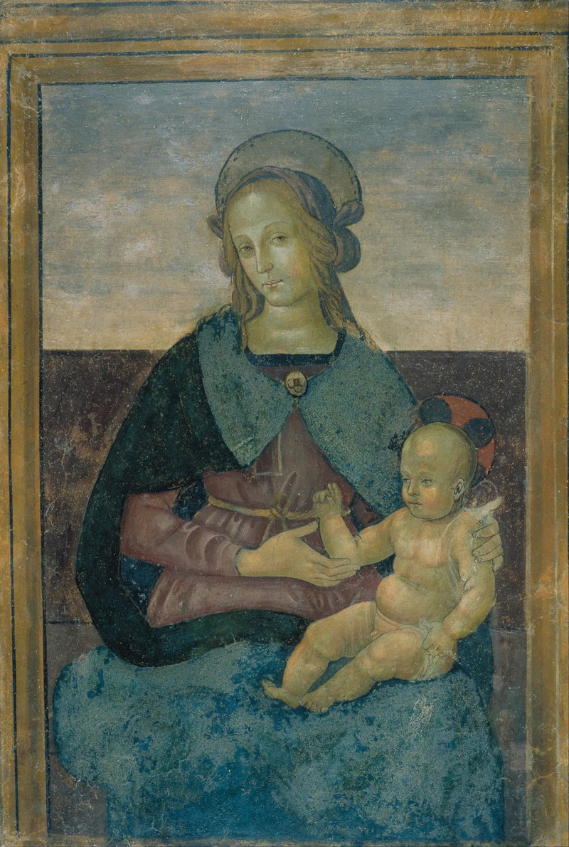 Virgem com o Menino - Pietro Perugino