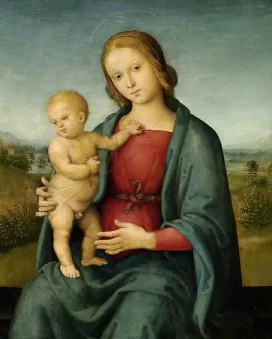 Virgem com o Menino - Pietro Perugino