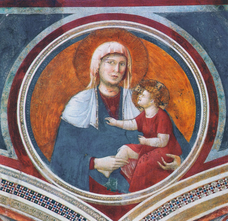 Virgem com o Menino rindo - Giotto