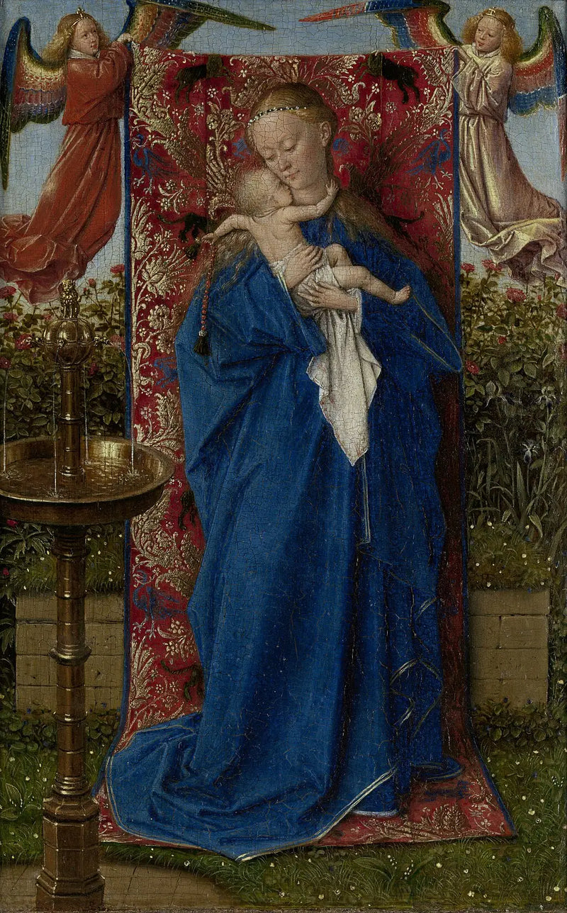 Virgem na Fonte - Jan van Eyck