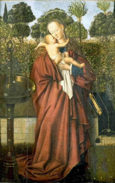 Virgem na Fonte - Jan van Eyck