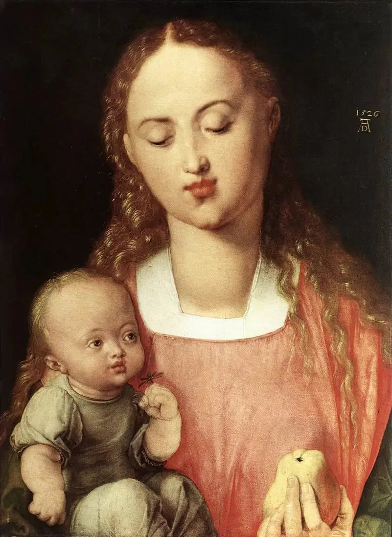 Virgem com Pêra - Albrecht Dürer