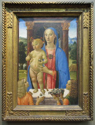 Vierge à l’Enfant avec des anges - Cosimo Rosselli - Alpha Reproduction