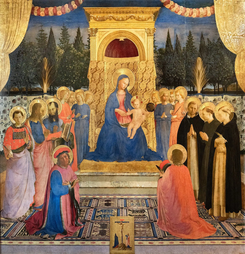 Virgem com o Menino e santos - Fra Angelico