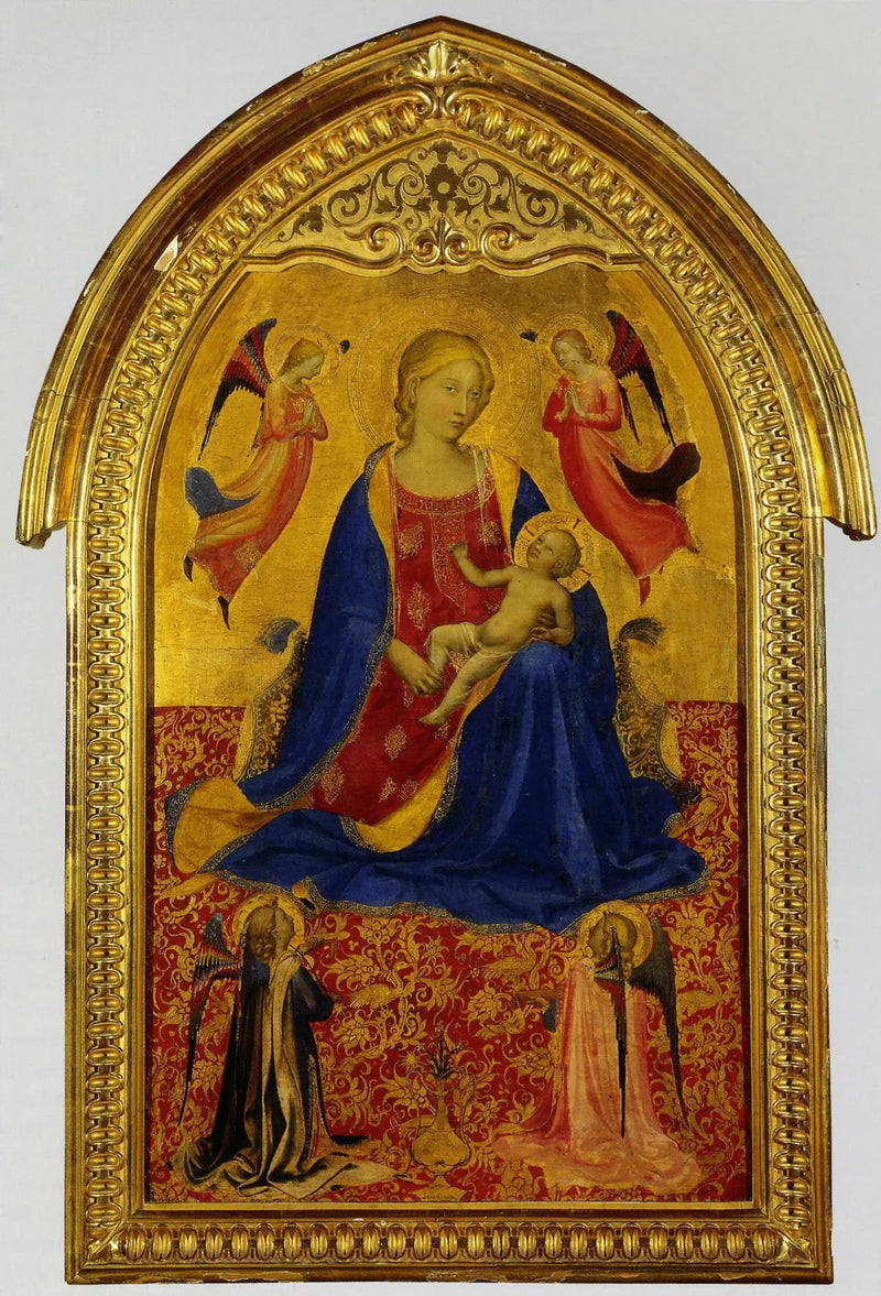 Virgem com o Menino e Quatro Anjos - Fra Angelico