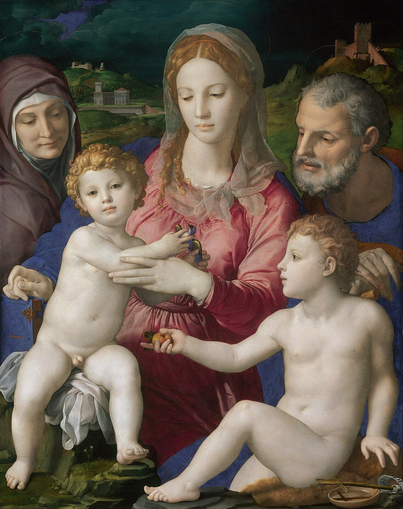 Virgem com o Menino e Santa Ana - Bronzino