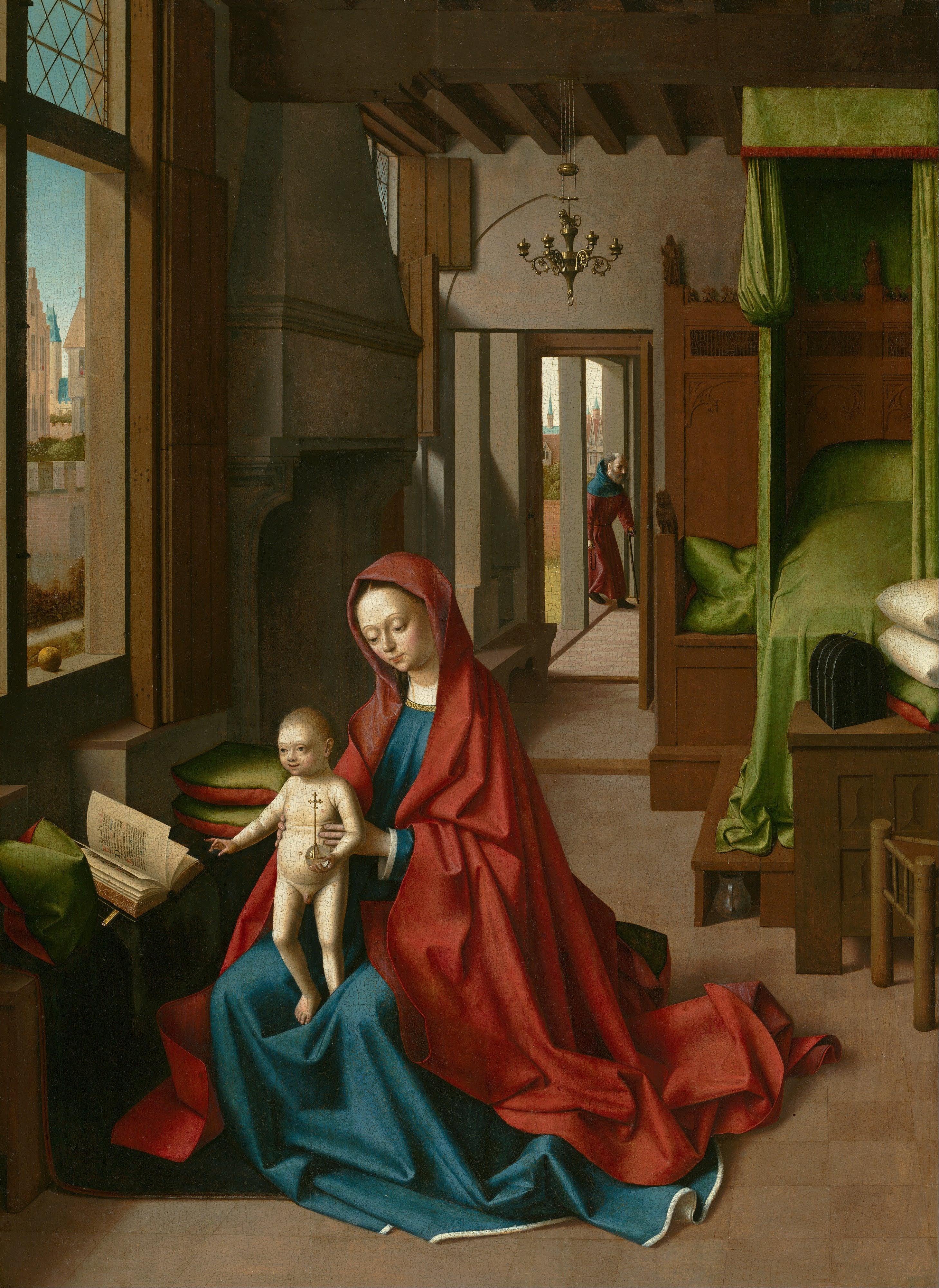 Vierge à l’Enfant dans un intérieur domestique - Petrus Christus - Alpha Reproduction