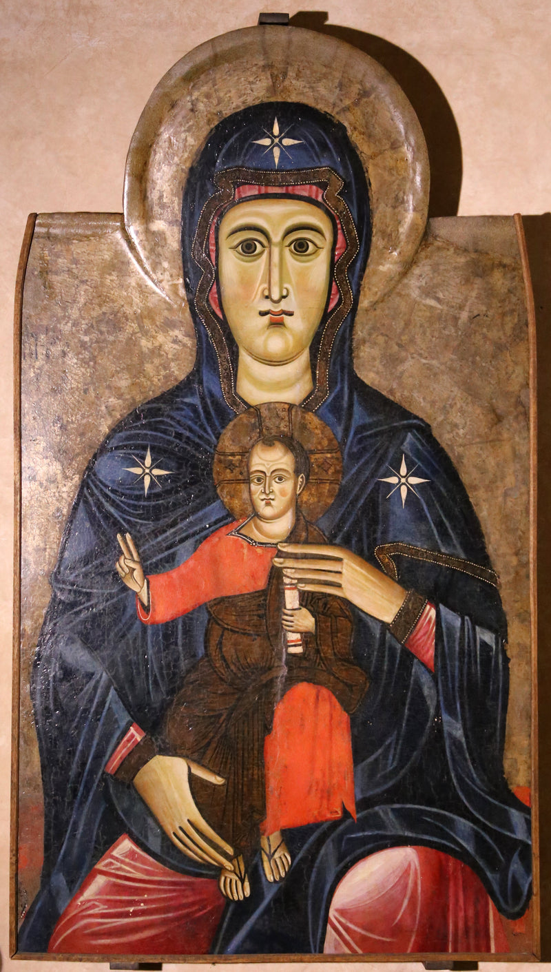 Virgem com o Menino em majestade - Mestre do Crucifixo do Bigallo