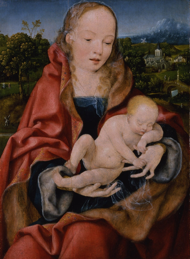 Virgem com o Menino (Praga) - Joos van Cleve