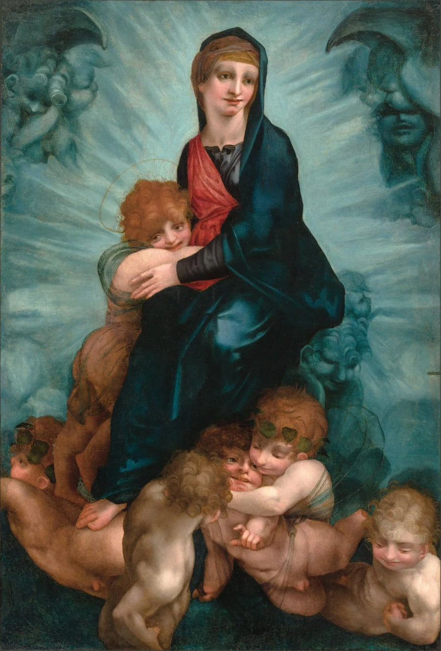 Virgem com Anjos - Rosso Fiorentino
