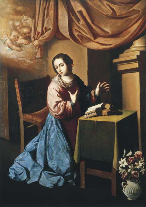Virgem da Anunciação - Francisco de Zurbarán