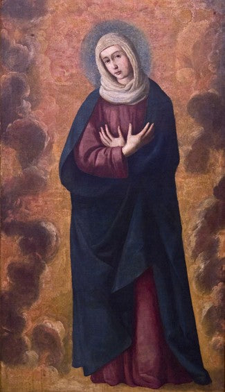 Virgem das Nuvens - Francisco de Zurbarán