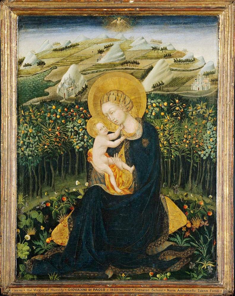 Virgem da Humildade - Giovanni di Paolo