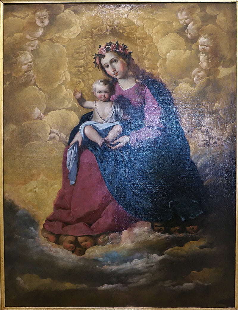Virgem do Rosário - Francisco de Zurbarán
