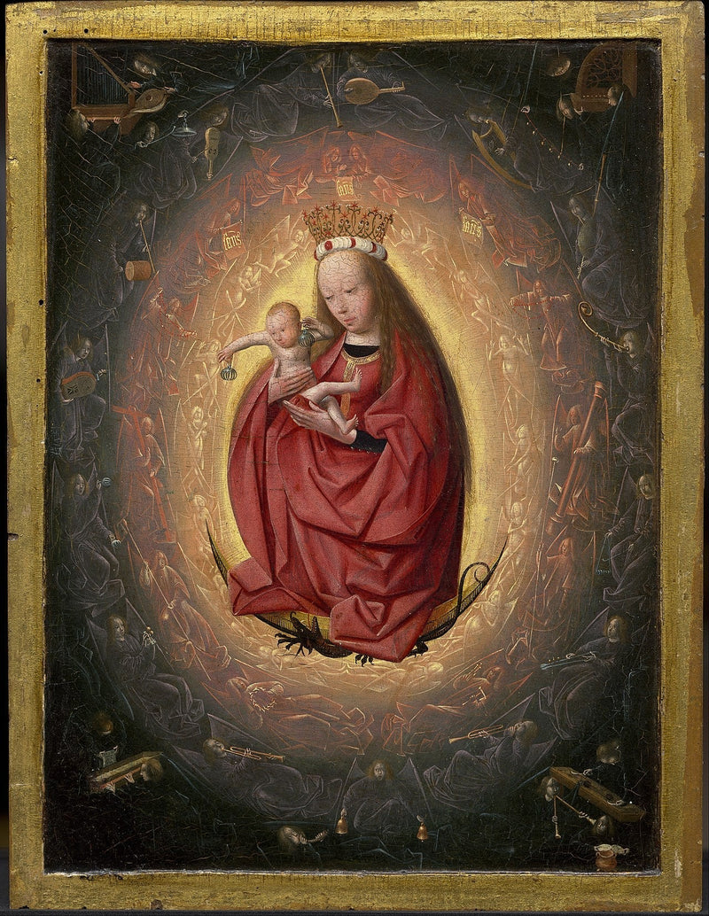 Virgem na Glória - Geertgen tot Sint Jans
