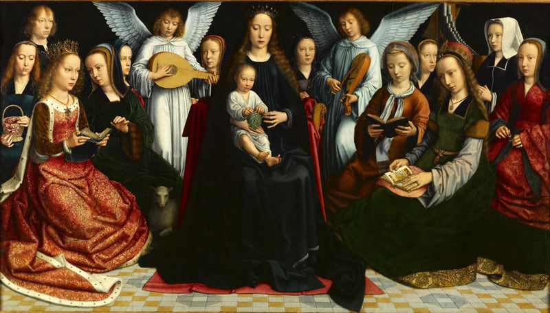 Virgem entre as Virgens - Gérard David