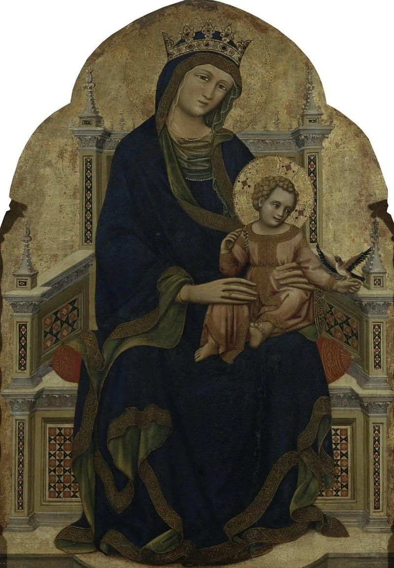 Virgem e Menino em majestade - Guariento di Arpo