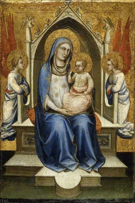 Virgem e Criança em majestade - Lorenzo Monaco